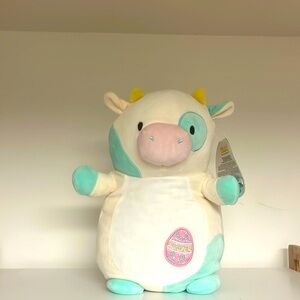 Belana the blue Easter cow squishmallow 16” inches plush toy stuffie